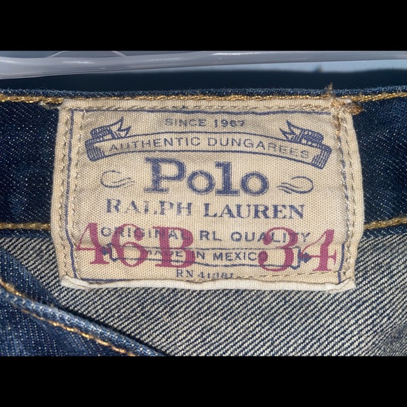 EUC Polo RL Denim Wash Dungaree - Picture 6 of 6